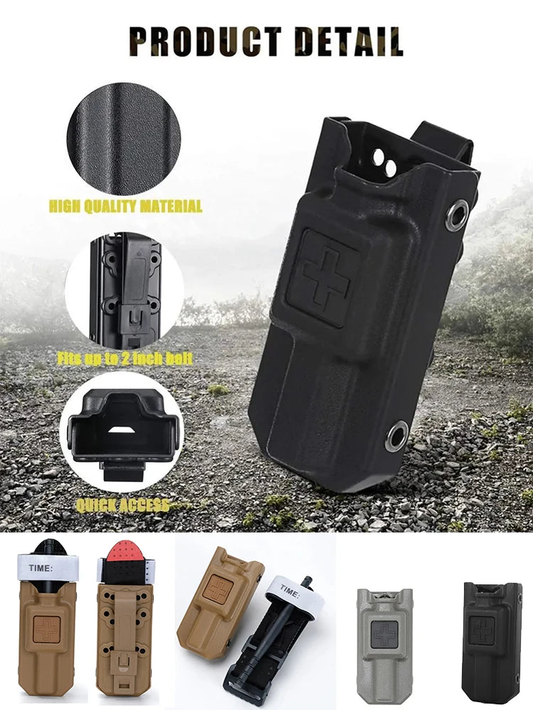 CAT Tourniquet Outdoor emergency blood bag Tactical tourniquet storage box Tourniquet box MOLLE medical kit