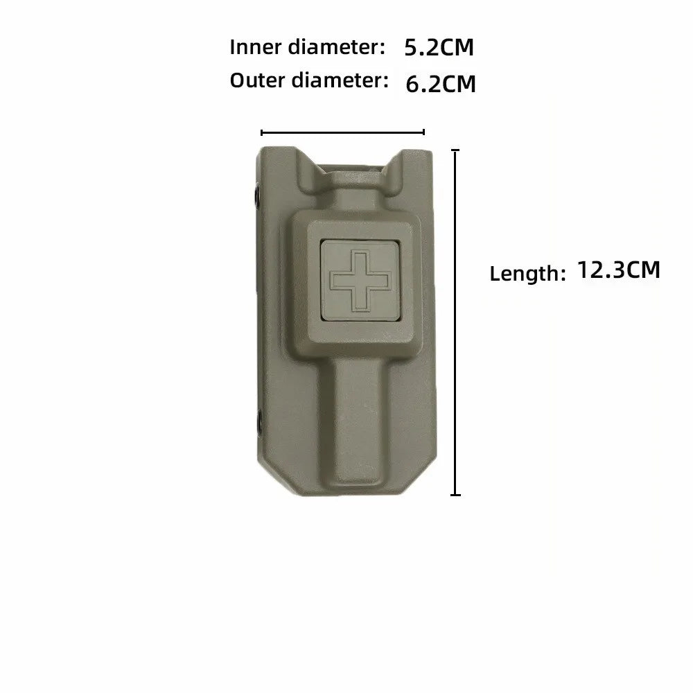 Tactical Molle EMT Tourniquet Carrier, Hunting Holder, EDC Pouch Case Box, Tourniquet First Aid Kit, Storage Bag